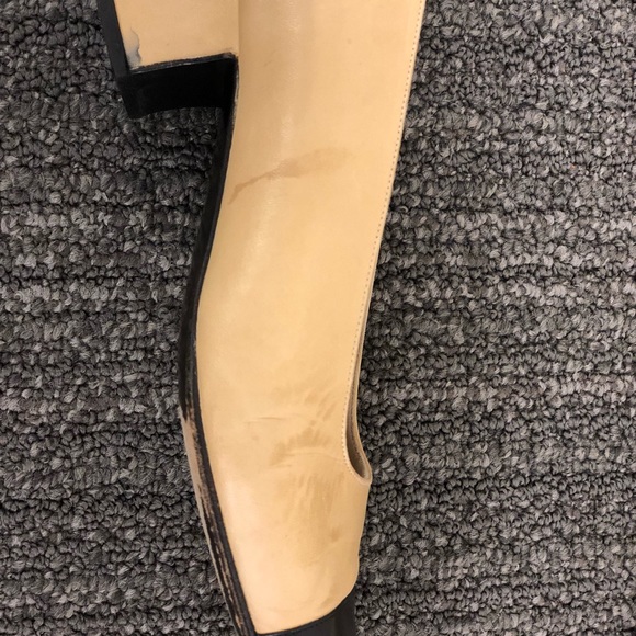 Chanel Leather Cap Toe Pumps - Picture 5 of 6